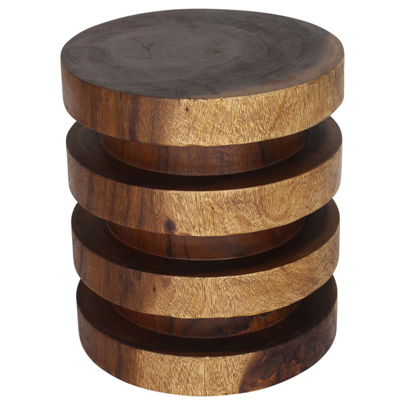 Hardisty Solid Wood End Table
