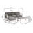 Caggiano 3 - Person Patio Conversation Sets with Cushions