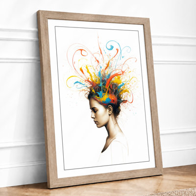 Crown of Ribbons Eclectic - Framed Print