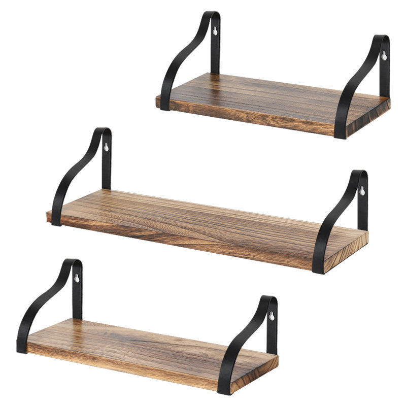 Armil 3 Piece Solid Wood Floating Shelf