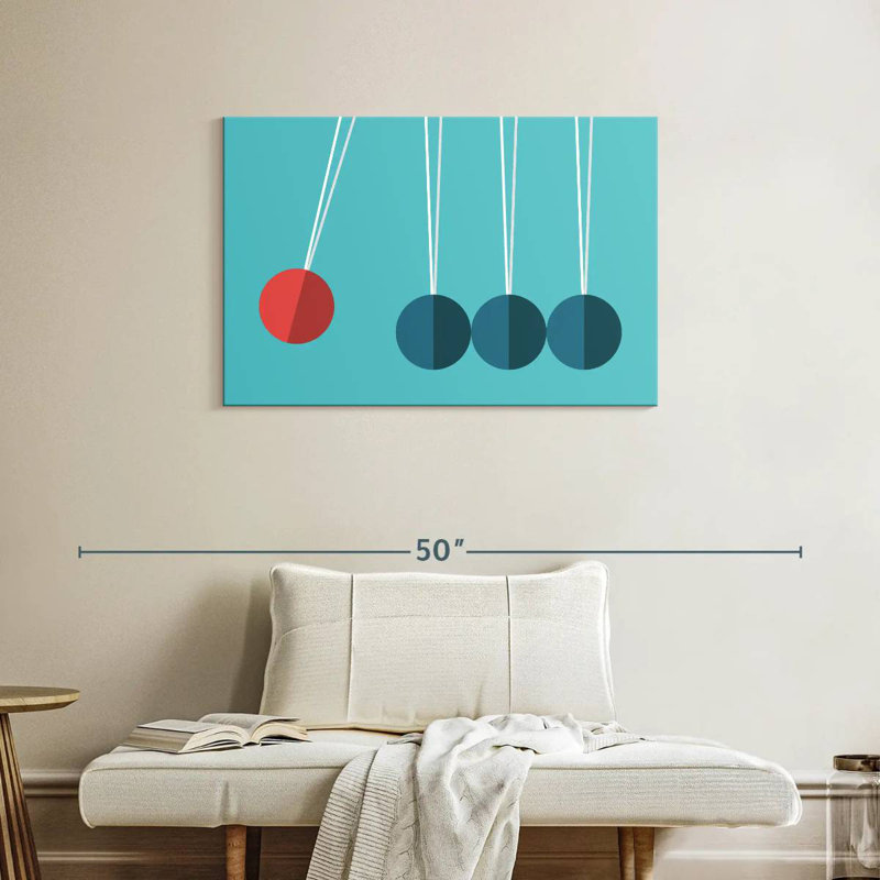 Keiri Newton's Cradle, 24" H x 36" W