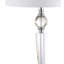 Ensemble de lampes de table chromées 30 po Gangemi