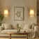 Set of 2 Wall Sconces with Fabric Shades, Plug-in Wall Lights with 3 Colour Temperature Options