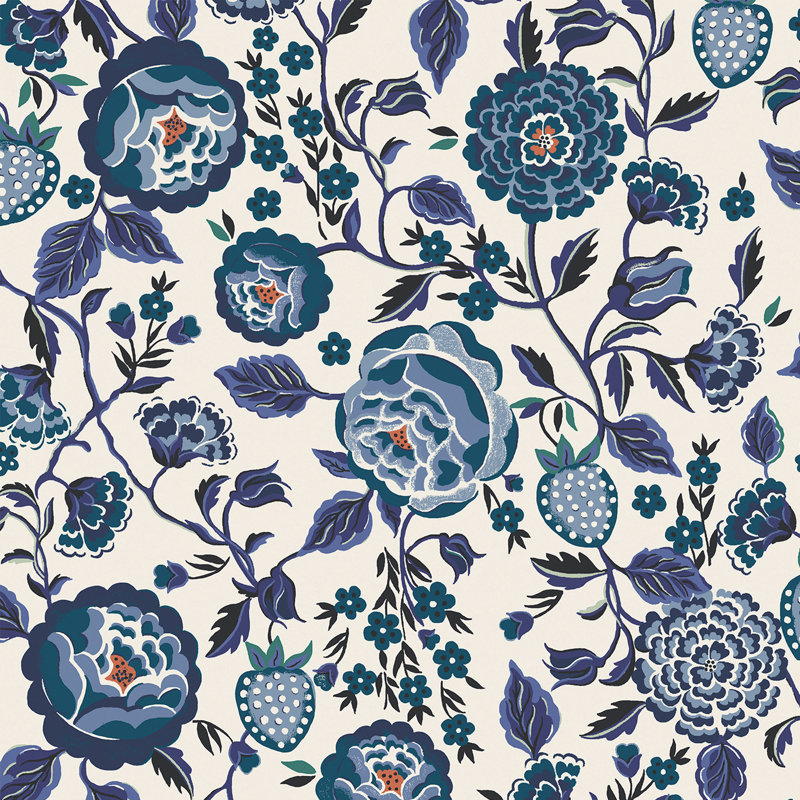 Cath Kidston Strawberry Garden Blue, Blue