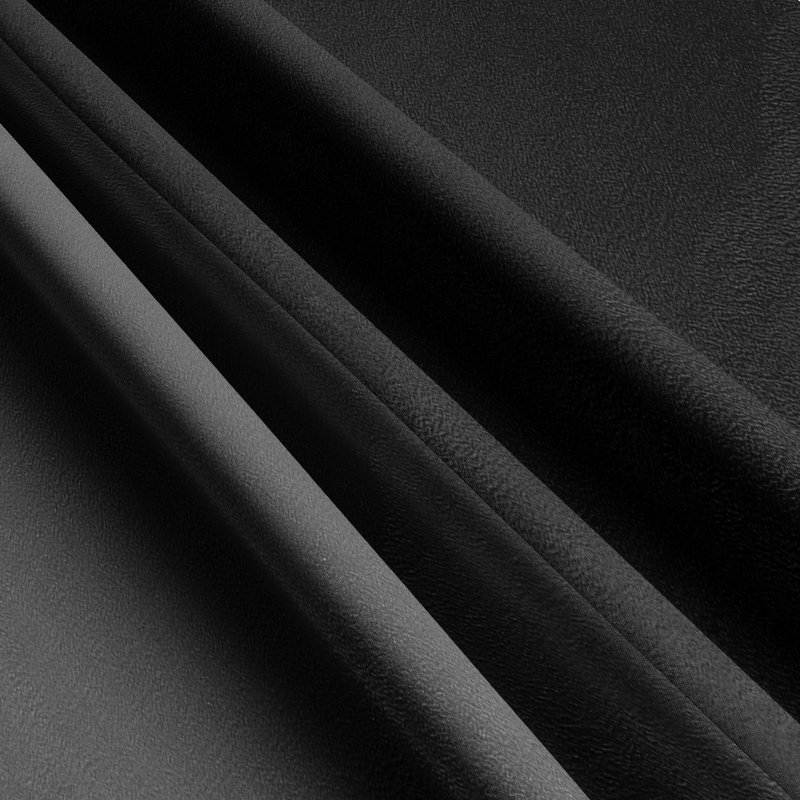 Merly Microfibre Reversible Duvet Cover Set, Black, Single - 1 Pillowcase (80 x 80 cm)