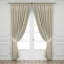 Panneau de rideau semi-transparent 100% coton Muskell-555136144-555136147