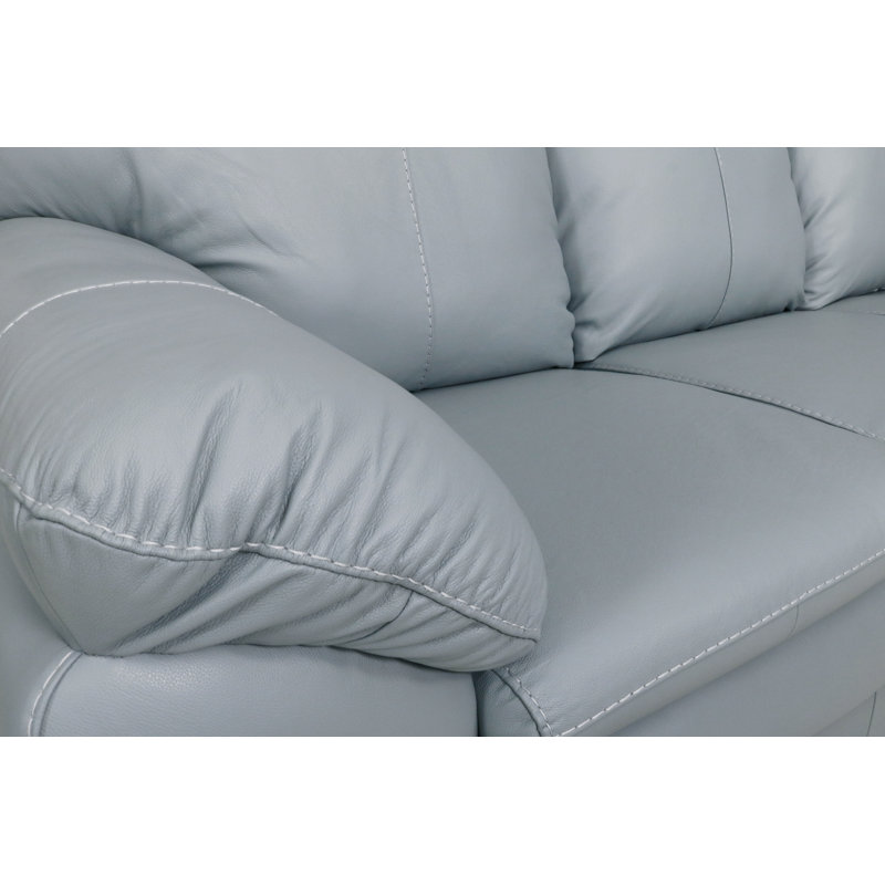 Upholstered 84'' Sofa, Aqua