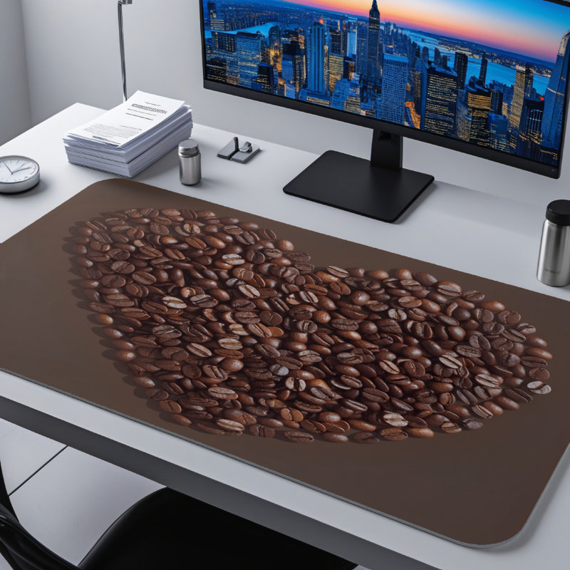 Polyester Desk Pad, 14.4x12.1
