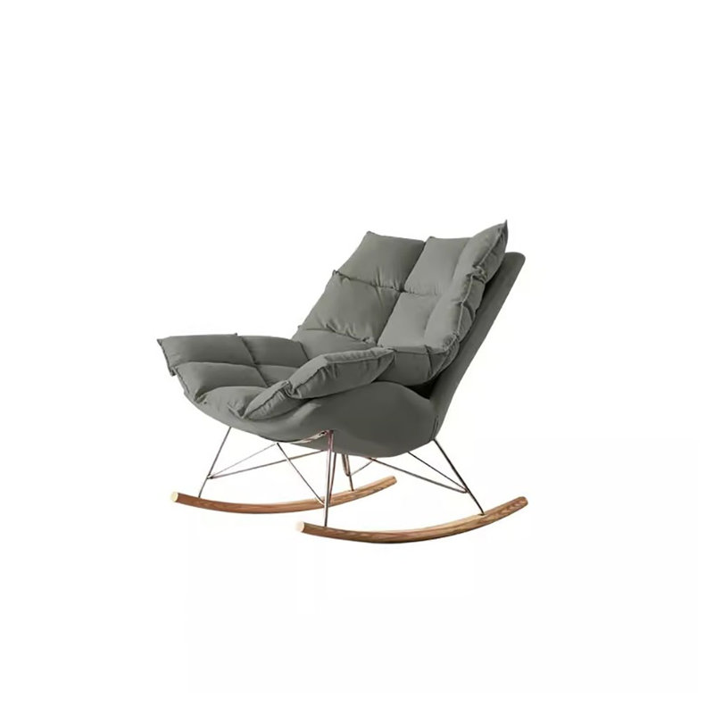 Chaise berçante créative et décontractée, Gris