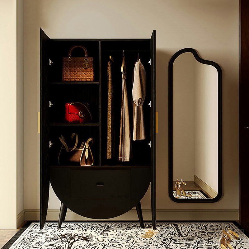 French style bedroom home cream style wardrobe