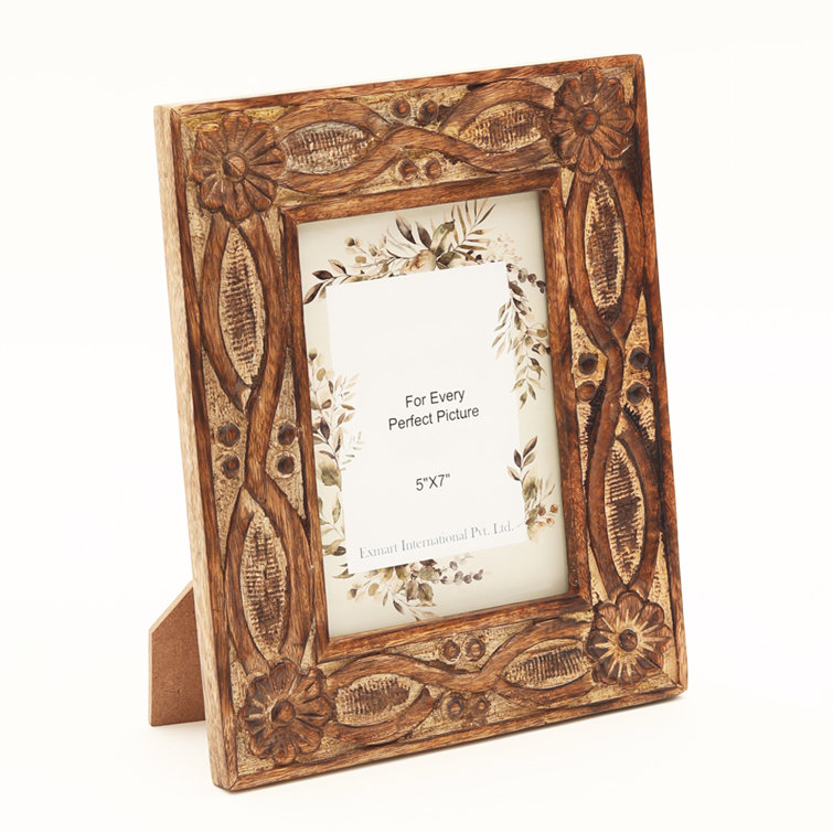 Wholesale CREATCABIN Engraved Picture Frame Wood Photo Frames