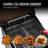 Creole Feast Outdoor Propane Deep Fryer with Lid, 17 Qt. Oil Capacity, Black