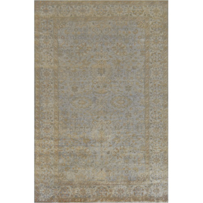One-of-a-Kind 8' X 10' 2010s Wool Area Rug in Beige