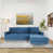 Polyester bleu est en rupture de stock