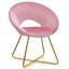 Fauteuil papasan large en velours 27 po Woolhorpe-1496686542