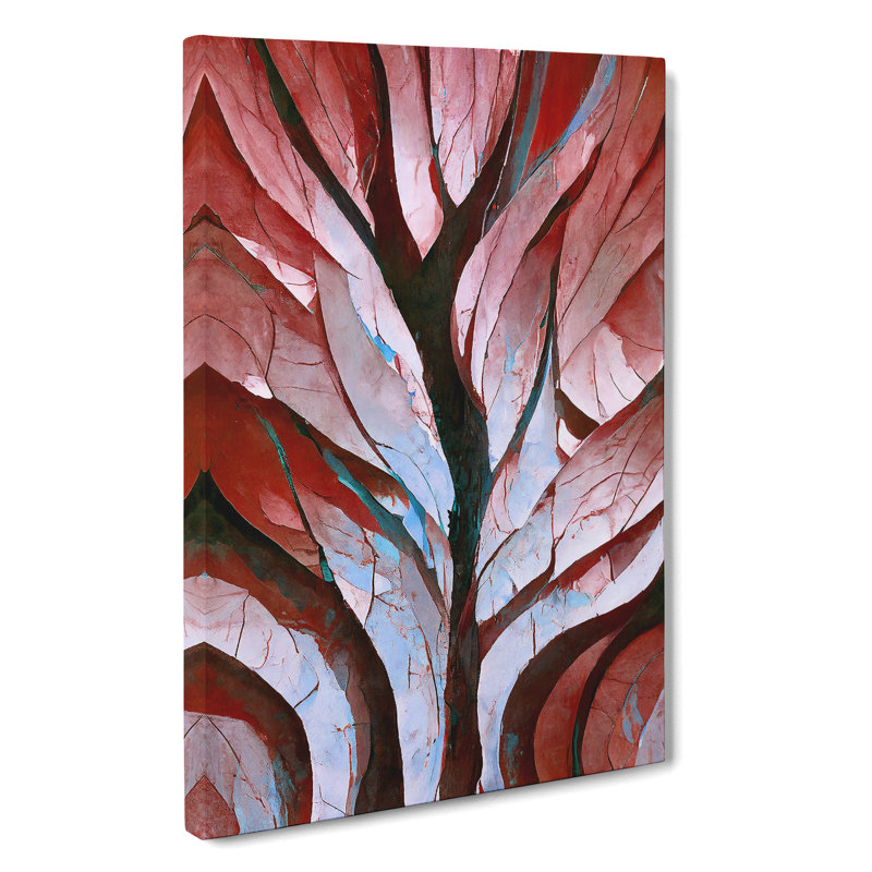 The Abstract Trees No.5 - Print, No Matte, 50cm H x 35cm W, Wrapped Canvas