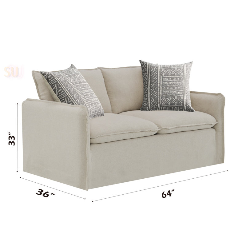 Causeuse Upak Yakety Yak Sand and Linen