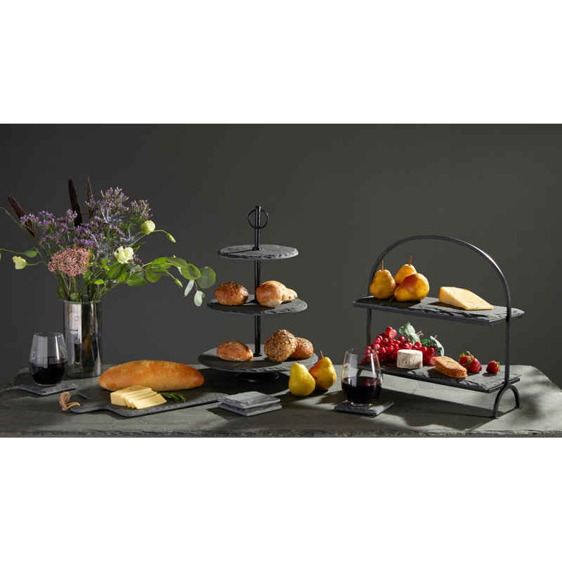 Stoneware Square 4 Piece Coaster Set