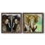 Majestic Encounter - Ensemble de 2 peintures sur toile encadrées-687279702-687279663