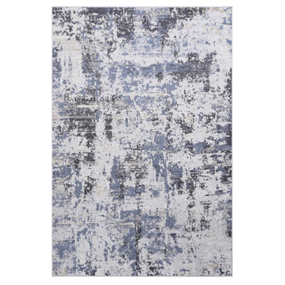 Tapis tissé et gris 8X10