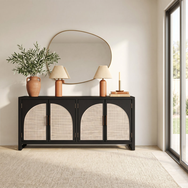 Aki 65 " W Solid Wood Sideboard