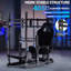 Ivy Bronx Adjustable PC & Racing Game Chair in Black