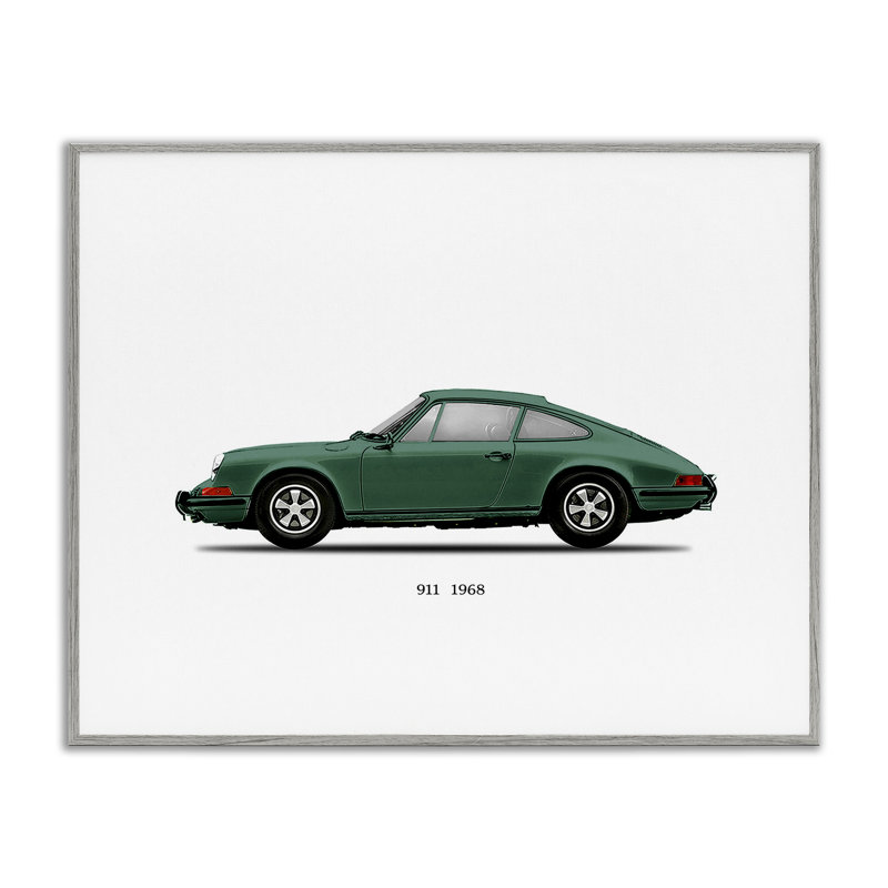 Giclée verte encadrée, par Mark Rogan, Estampe numérique Farmhouse, H 24 po x l 30 po