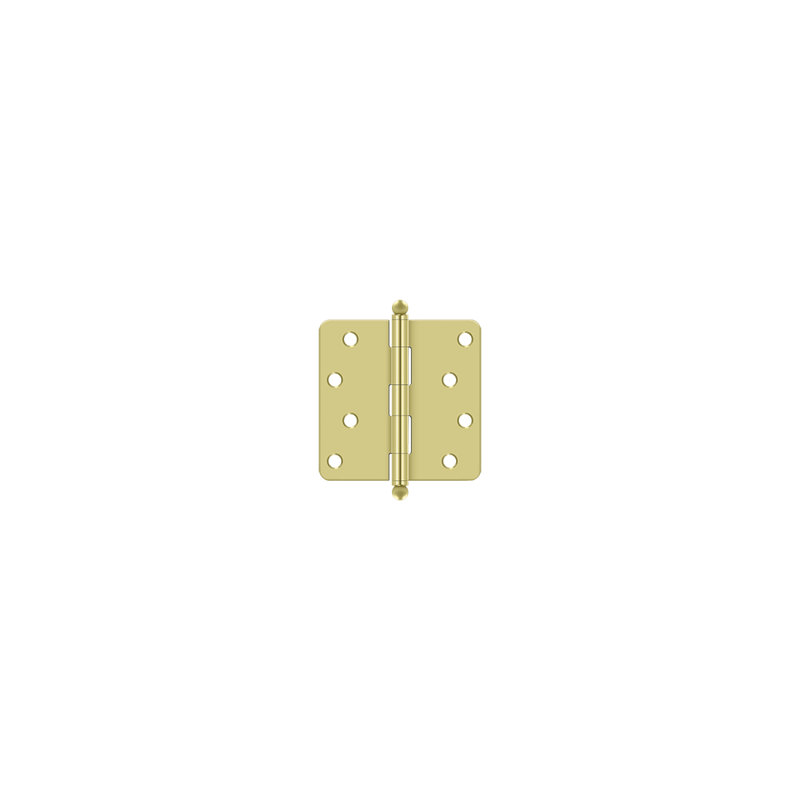 Steel Hinge, Polished Brass