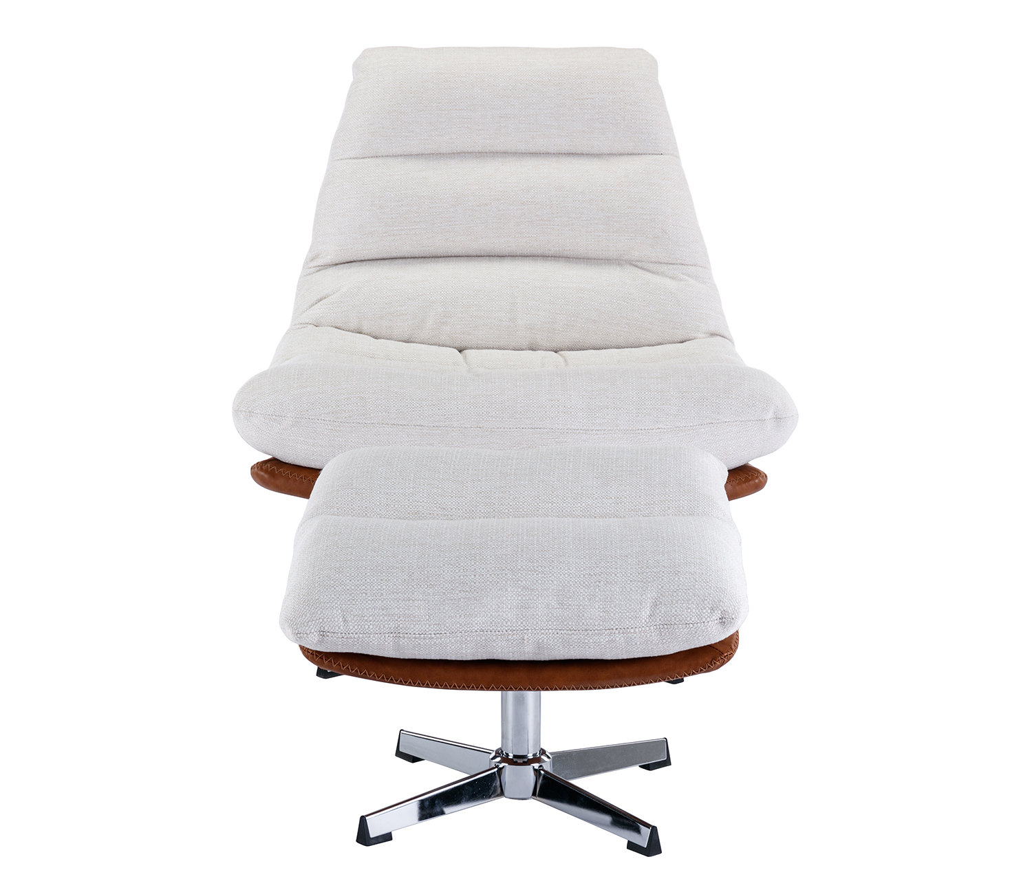 Ivy Bronx Donovon Upholstered Swivel Accent Chair with Ottoman Wayfair