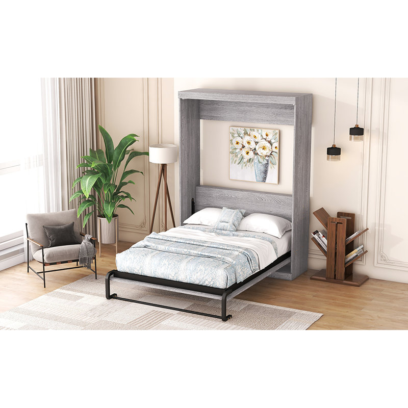 Armoire double pleine grandeur en bois massif et en métal, fabrication stable, utilisation efficace de l'espace