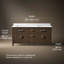 Meuble-lavabo avec lavabo et plateau en quartz Kresla-1007836012