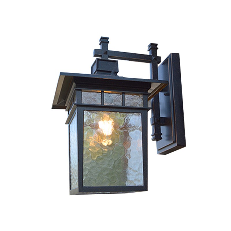 Lanterne murale Clora Imperial, gris, H 15 po x l 9 po x P 11,5 po
