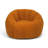 Compression Pumpkin Bean Bag Sofa For Adults, Soft Teddy Fabric Bean Bag Chair-2043007563