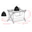 Porte-bagages pliable en bois