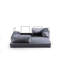 Élégant canapé-lit à 2 places, gris pâle, 78,7 po x 39,4 po x 31,5 po | Structure entièrement en mousse avec 28 mousses en mousse à densité moyenne | 100% polyester, tissu nettoyable à sec | Conception convertible polyvalente, facile à déplacer et parfaite pour les petits espaces-1421697986-1421698010-1421698015