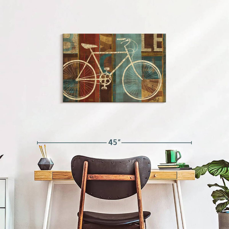 Mehar Bicycle Breaking Away, 20" H x 30" W