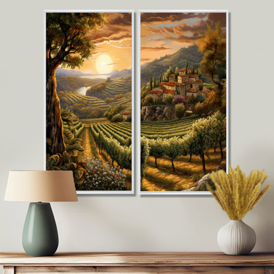 «Vineyard Charm», art liquide traditionnel