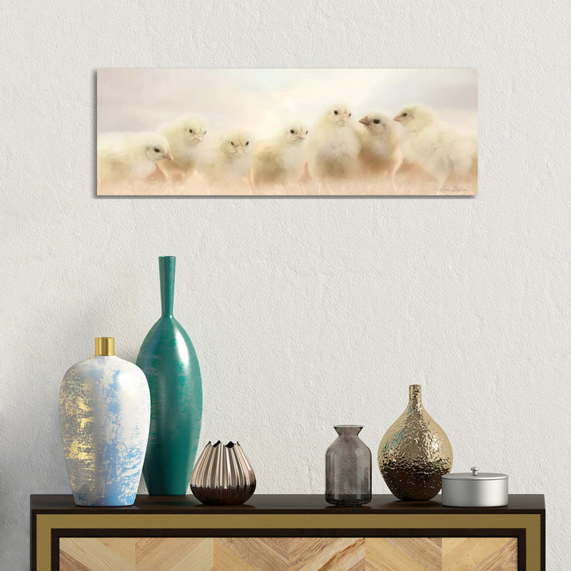 Spring Line Up by Lori Deiter - Wrapped Canvas Panoramic Gallery-Wrapped Canvas Giclée, 30.48 cm H x 91.44 cm W x 1.91 cm D