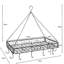 Metal Handcrafted Rectangle Hanging Pot Rack-524448030