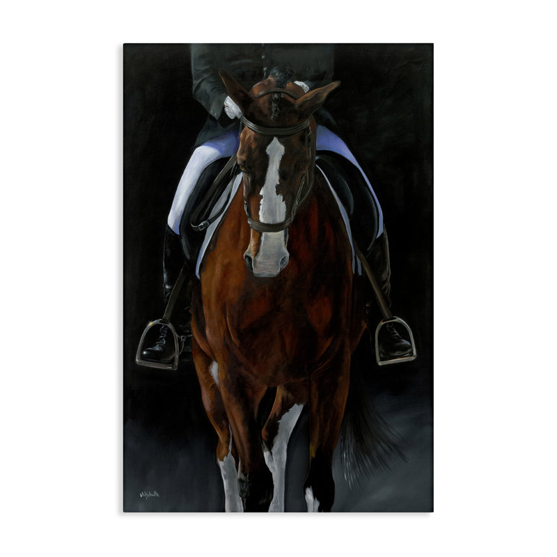 «Balance Trotting Horse» par Victoria Schultz, H 24 po x l 16 po