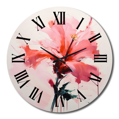 Horloge murale Coral Elegance