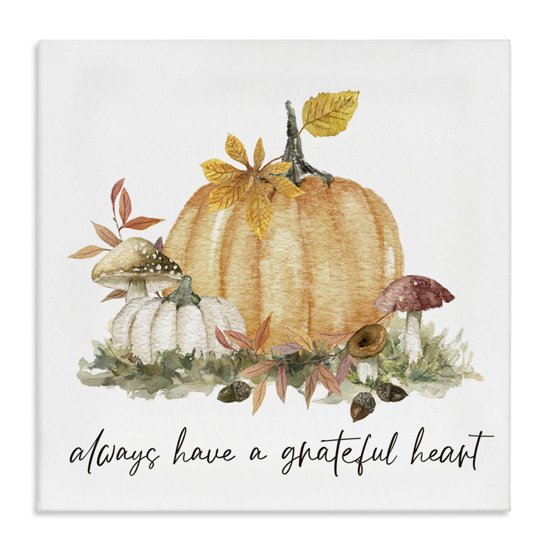 «Grateful Heart Pumpkin» par Livi Finn, H 24 po x l 24 po