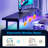 Ainhoa Computer Desk with Power Outlet and LED Lights-1984824796