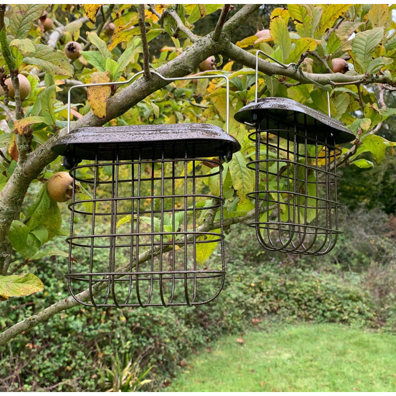 Exuma Metal Hanging Suet Bird Feeder