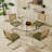 5-Piece Round Glass Top Dining Set-2083640118-2083640124