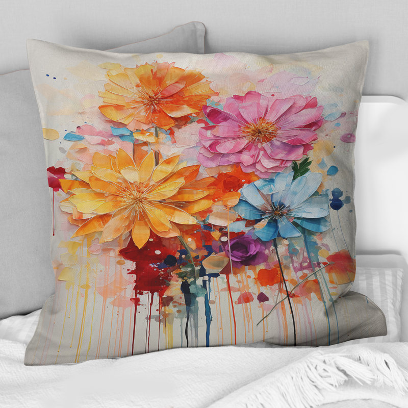 Coussin Collage Kaleidoscope I - Abstract Collages