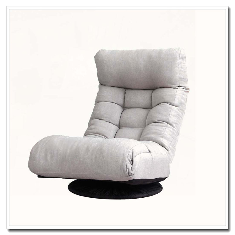 Fauteuil inclinable simple, Gris, 35.8" H x 22.8" W x 45.3" D