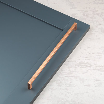 Satin Copper Square D-Bar Handles 