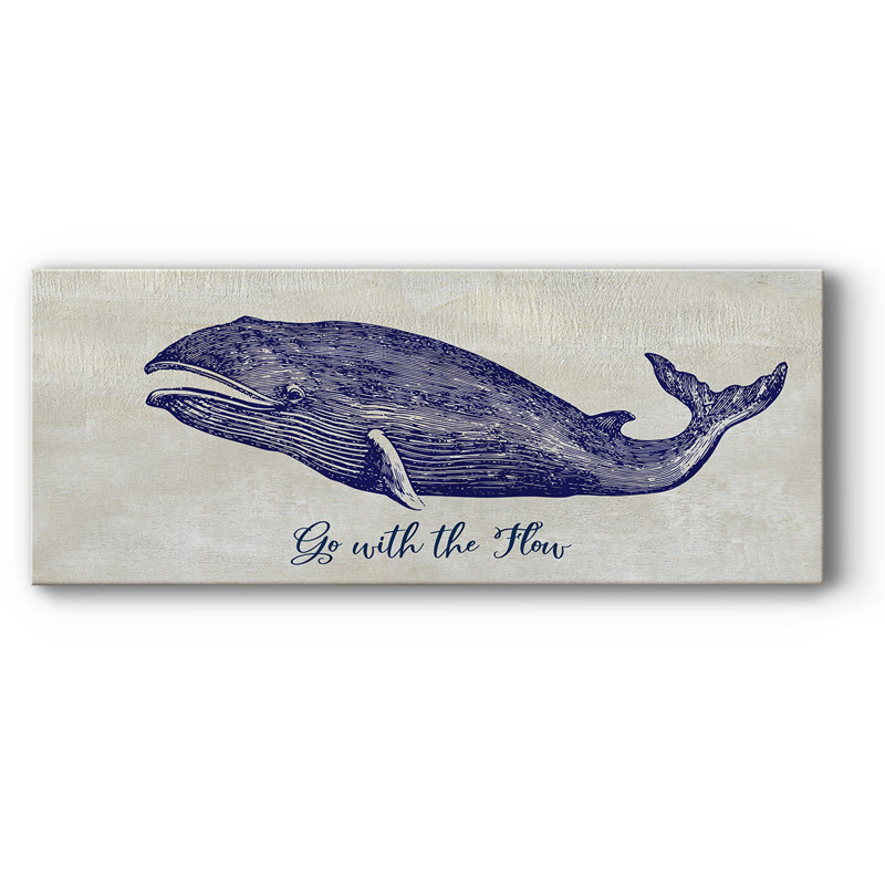 Go With The Flow sur toile, H 8 po x l 20 po x P 1,5 po