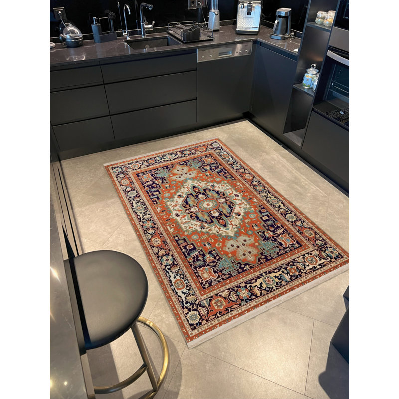 Tapis intérieur / extérieur Saleste, Rectangle 4 pi 27 po x 6 pi 3 po